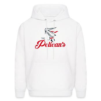 The Pelicans Laugh - Men's Hoodie - white - Front - Elias (183cm)