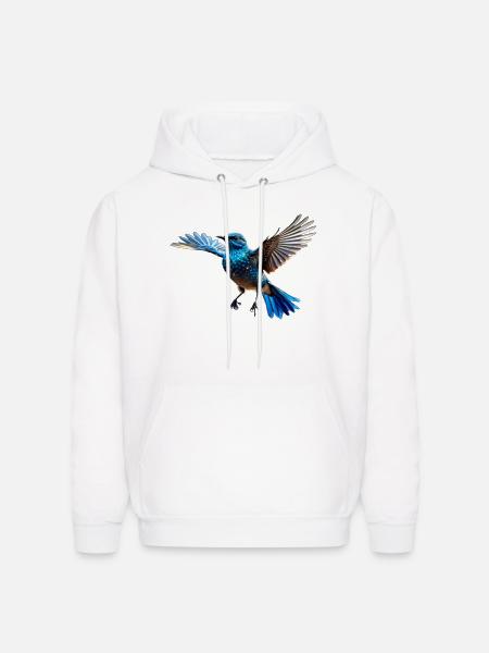 Beautiful bird - Men's Hoodie - white