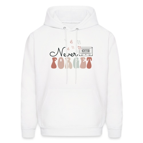 Never Forget - Mixed Tape Graphic - Men's Hoodie