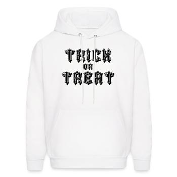 Trick or Treat - Men's Hoodie - white - Front - Elias (183cm)
