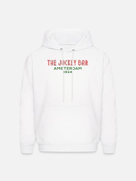 The Jockey Bar, Amsterdam - Men's Hoodie - white