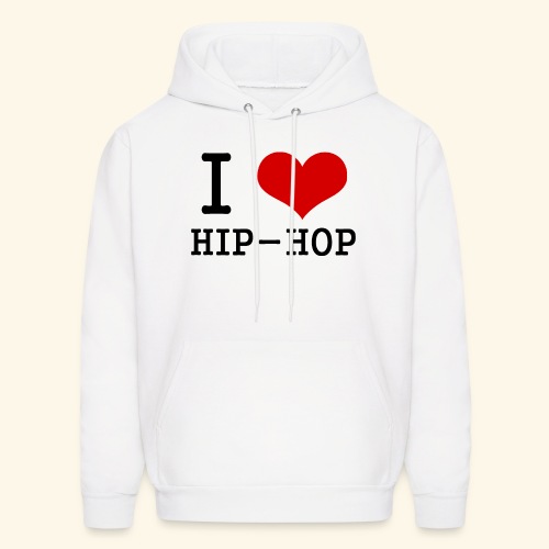 I love Hip-Hop - Men's Hoodie