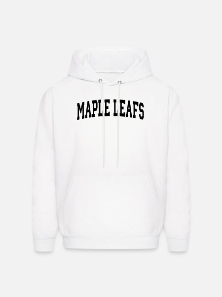 Maple Leafs-block - Men's Hoodie - white