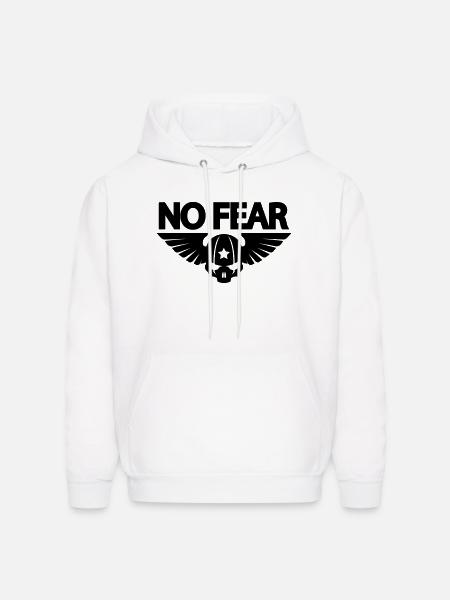 No fear - Men's Hoodie - white