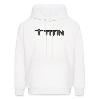 TITIN - Men's Hoodie - white - Front - Elias (183cm)
