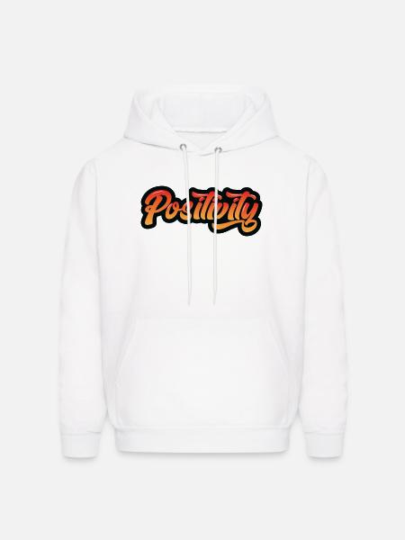 Positivity - Men's Hoodie - white