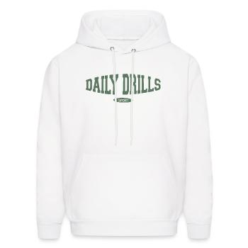 daily drills sweatshirt - Men's Hoodie - white - Front - Elias (183cm)