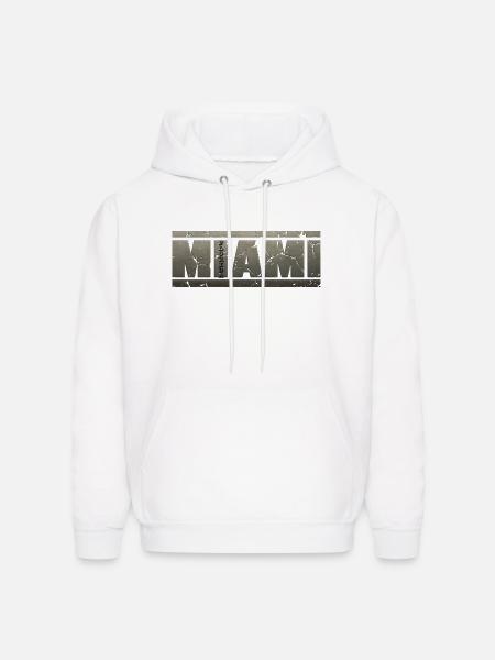 Miami - Men's Hoodie - white