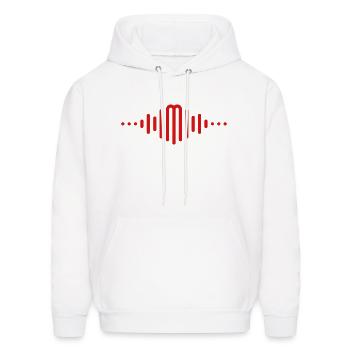 Music - Men's Hoodie - white - Front - Elias (183cm)
