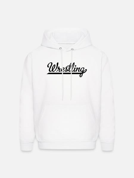 wrestling - Men's Hoodie - white