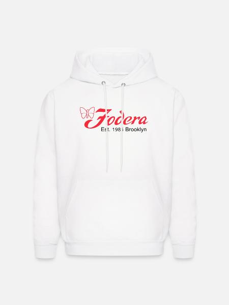 fodera_bass_guitar_logo_black - Men's Hoodie - white