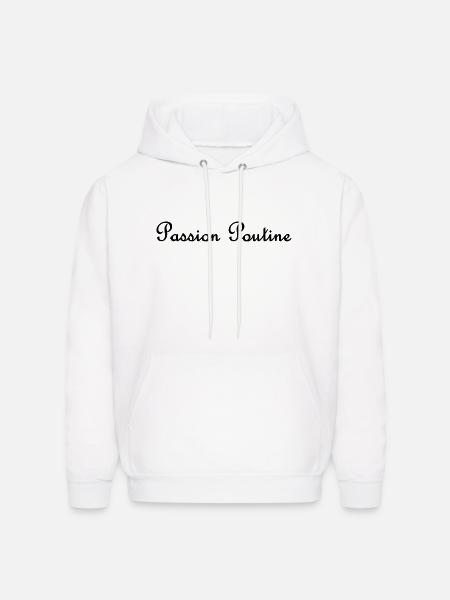 Poutine Passion - Men's Hoodie - white