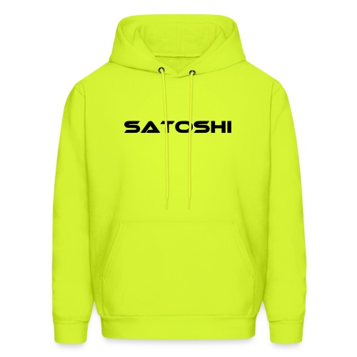 satoshi stroke only one word satoshi, bitcoiner - Men's Hoodie