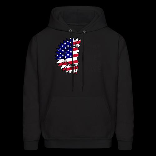 Home the free because of the brave - Men's Hoodie