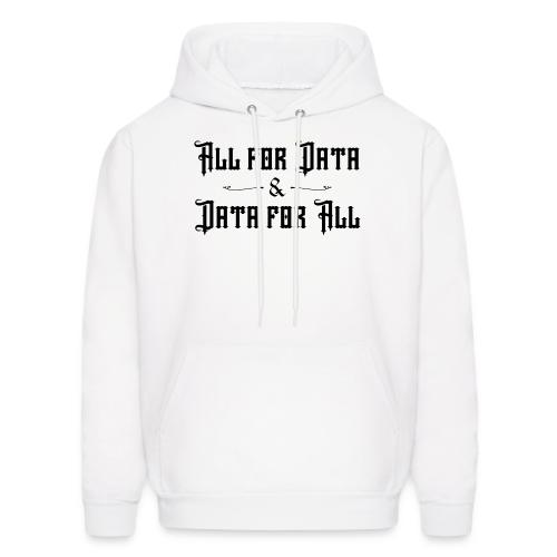All for Data, Data for All (light) - Men's Hoodie