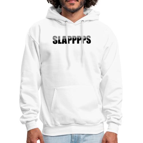 Slapppps logo black and white - Men's Hoodie