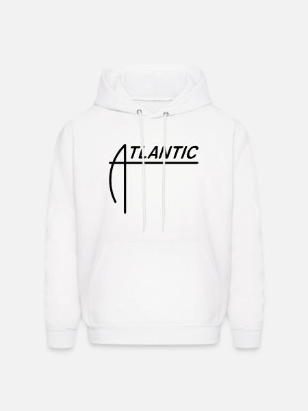 ATLANTIC Records Soft Ringspun Cotton Vintage Jazz - Men's Hoodie - white