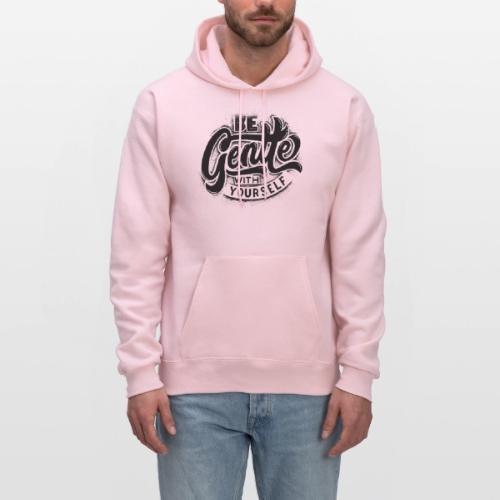 Black Typographic design - Men's Hoodie