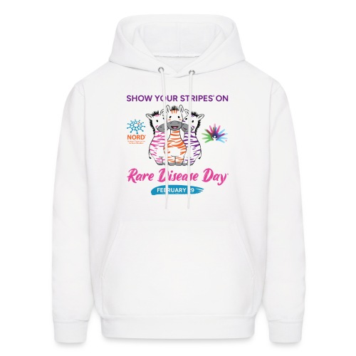 Rare Disease Day Show Your Stripes - Men's Hoodie