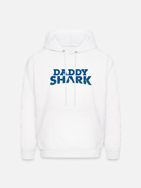 Daddy SharkFamily - Men's Hoodie - white