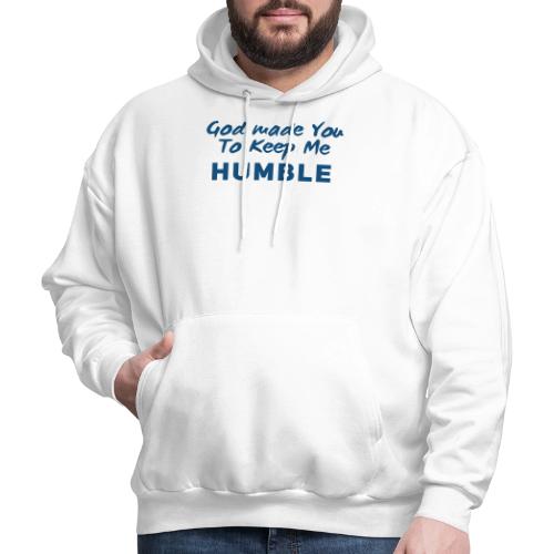 Christian Humility (blue) - Men's Hoodie