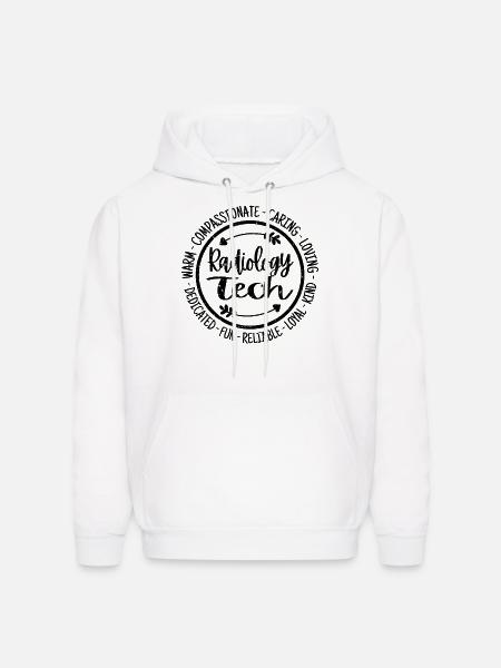 Radiology Tech - Men's Hoodie - white