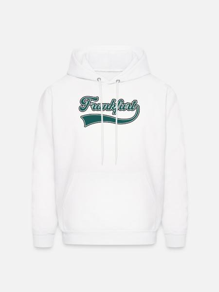 frankfurt germany - Men's Hoodie - white