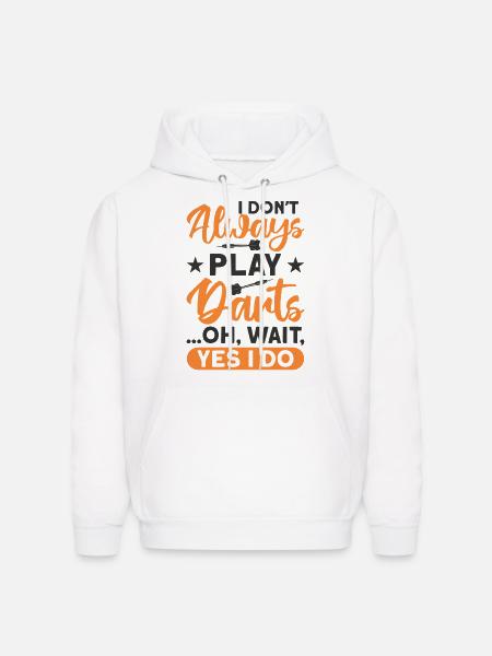 Darts Dart Player - Men's Hoodie - white