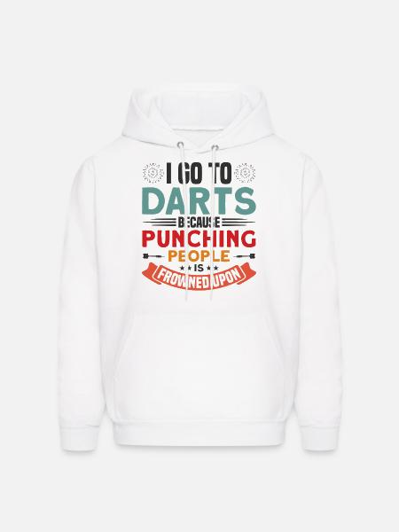 Darts Dart Player - Men's Hoodie - white