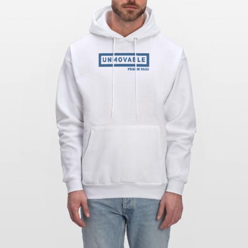 Unmovable: Psalm 55:22 - Men's Hoodie