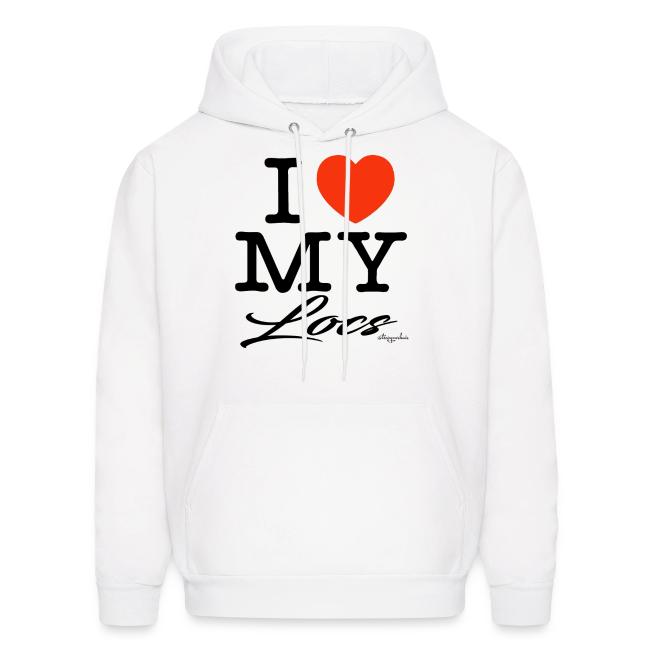 I LOVE MY LOCS (black text design)