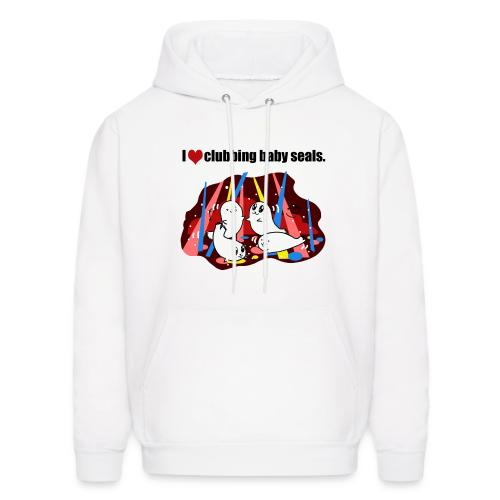 I Love Clubbing Seals - Men's Hoodie