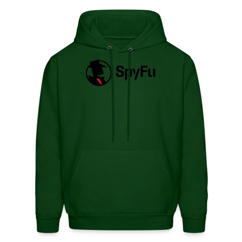 SpyFu Logo black - Men's Hoodie
