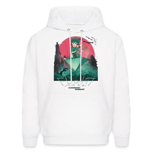 Mr. Fastfinger Flight Mode (WH) - Men's Hoodie