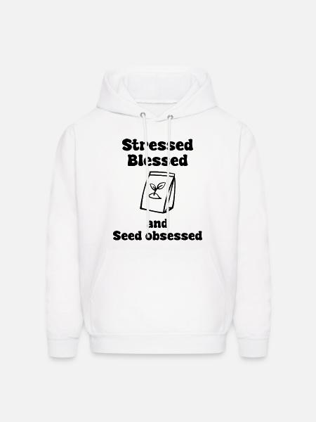 Seed Obsessed - Men's Hoodie - white