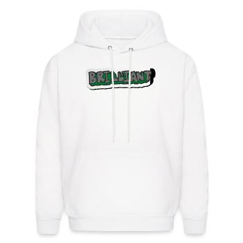 BRILLIANT - Men's Hoodie - white - Front - Elias (183cm)