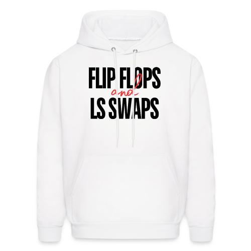 Flip Flops and LS Swaps (RED) - Men's Hoodie