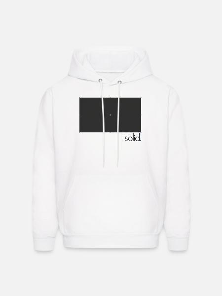 Midnight Cross Glyph - Men's Hoodie - white