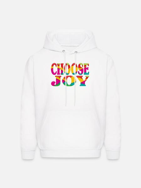 Choose joy - Men's Hoodie - white
