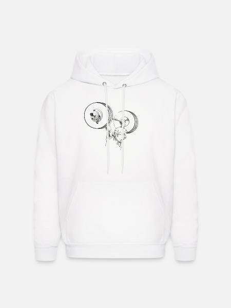 Weightlifting - Men's Hoodie - white