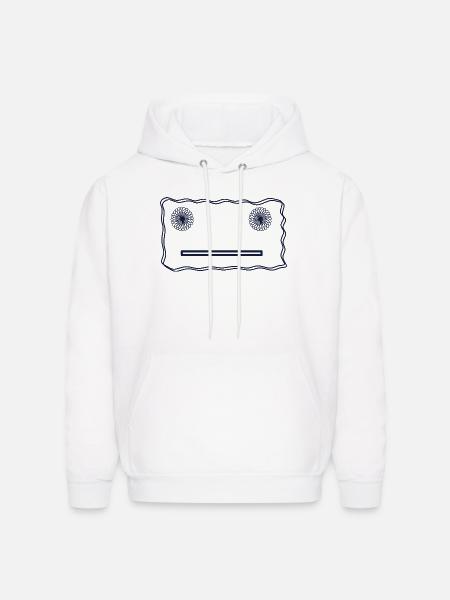 Happy Face - Men's Hoodie - white