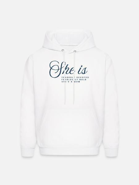 The Fearless Mother - Men's Hoodie - white