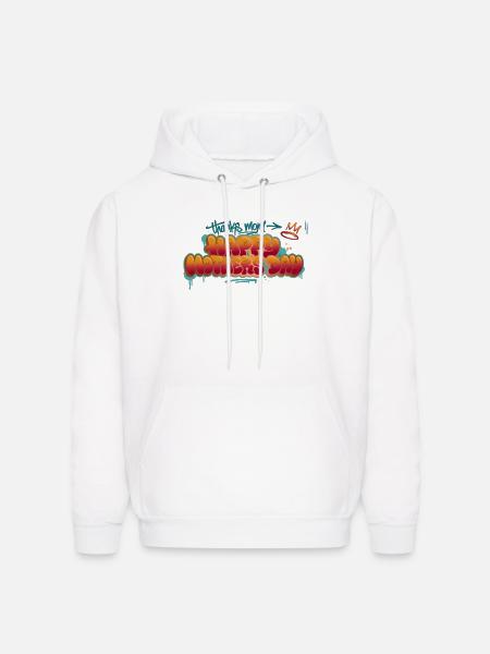 Graffiti Happy Mother's Day Splash - Men's Hoodie - white