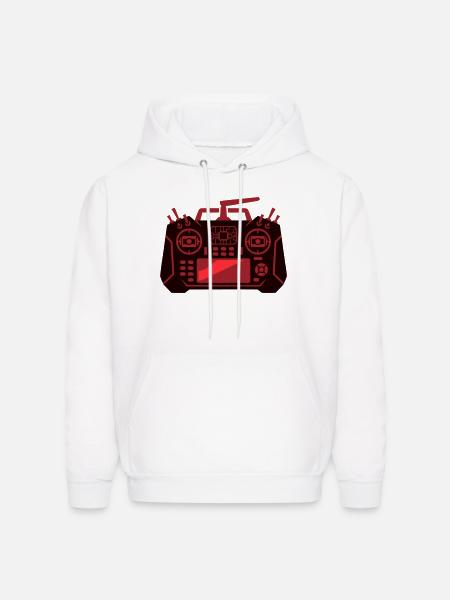 Drone Remote Controller Icon - Men's Hoodie - white