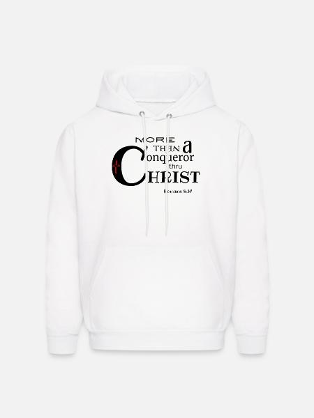 OVERCOMER - Men's Hoodie - white
