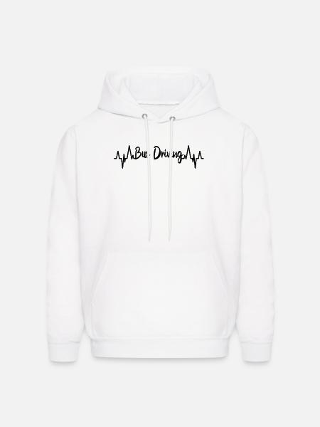 Bus Driving ECG - Men's Hoodie - white
