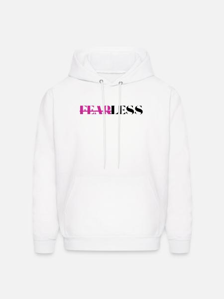Fearless - Men's Hoodie - white