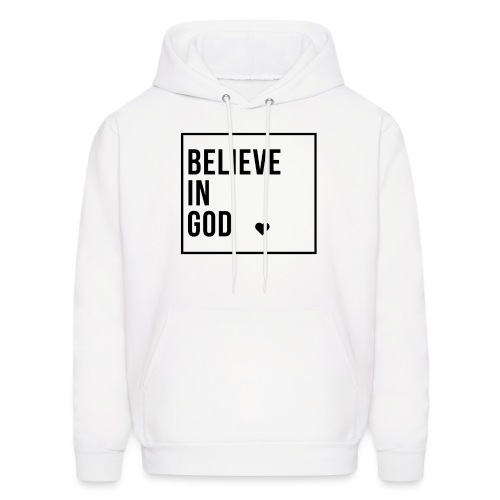 Believe in God - Black - Men's Hoodie