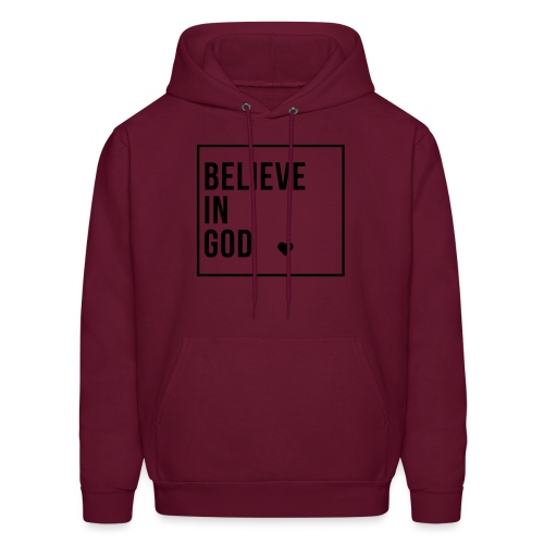 Believe in God - Black - Men's Hoodie