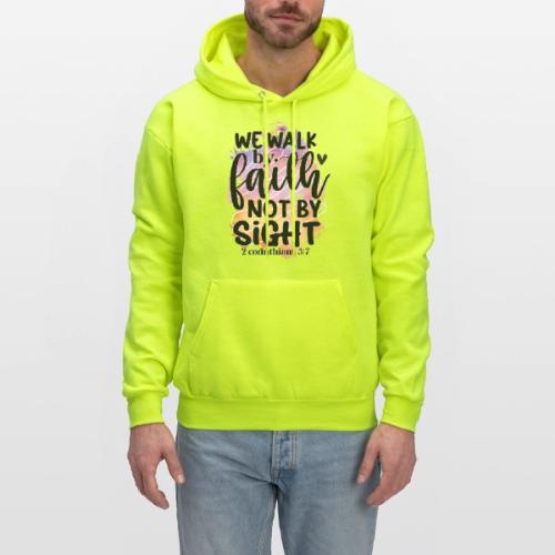 Harmony Collection - We Walk by Faith not by Sight - Men's Hoodie